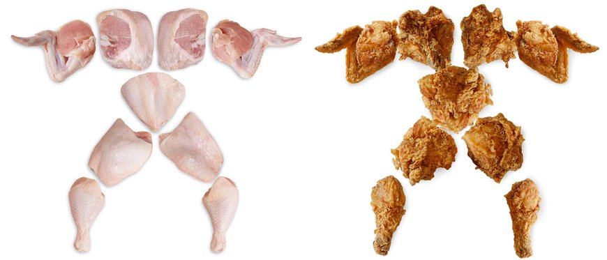 Marel Presents Anatomic and non-anatomic automatic chicken cut-up